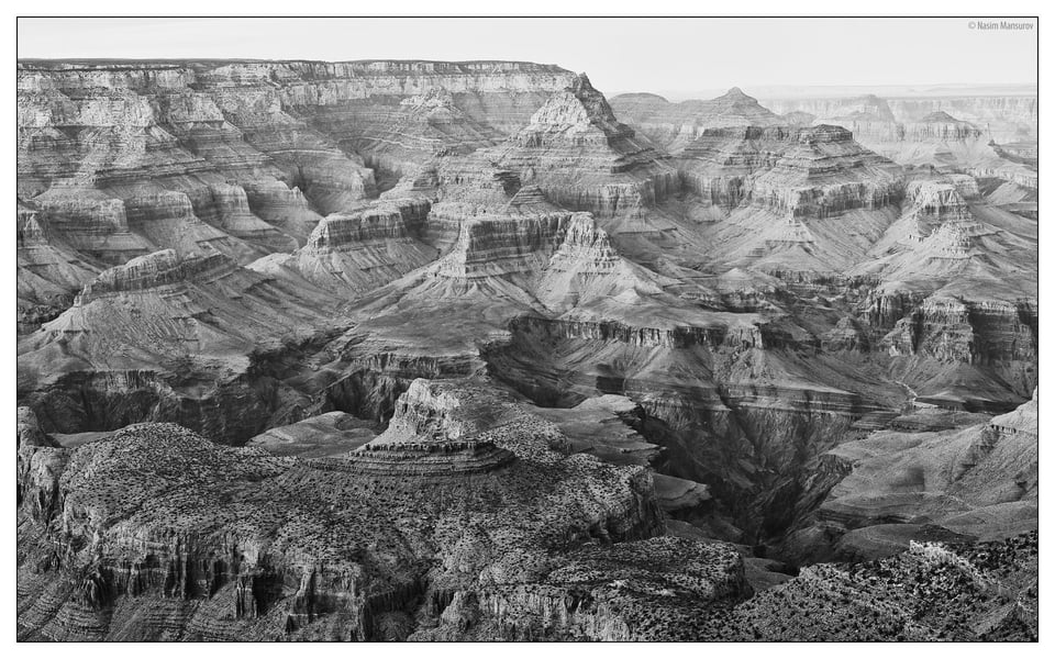 Grand Canyon BW