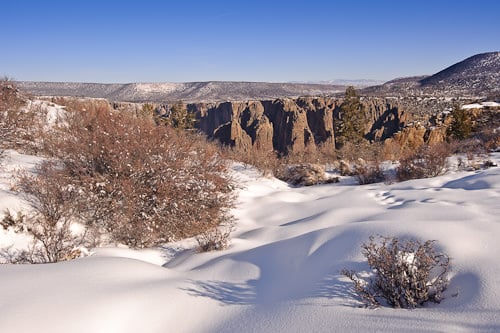 Snow and Blue Sky