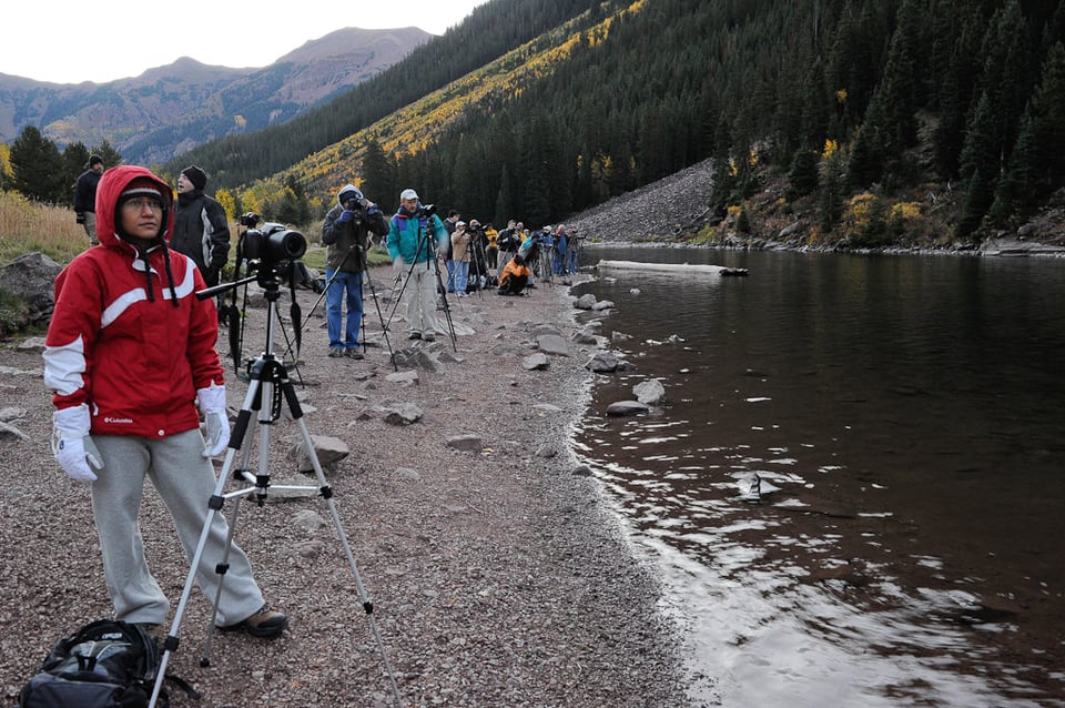 Line of Photographers