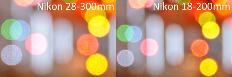 Nikon 28-300mm vs Nikon 18-200mm Bokeh