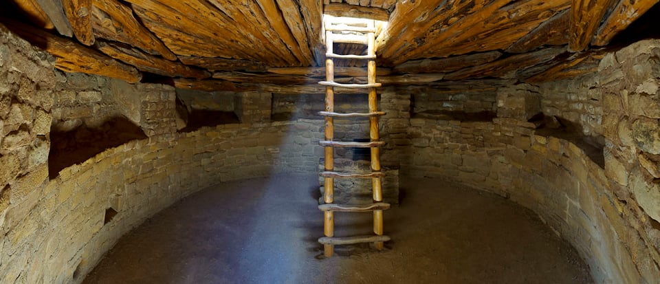 Mesa Verde Kiva Panorama