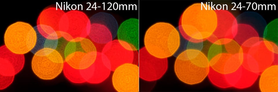 Nikon 24-120mm vs Nikon 24-70mm Light Bokeh