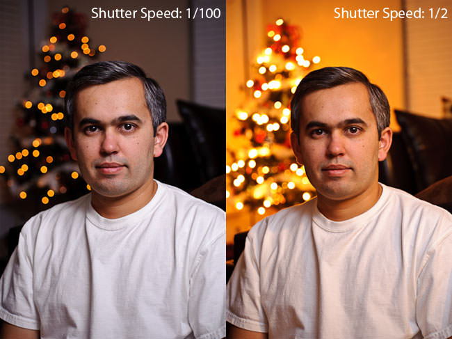 Shutter Speed Ambient Light Difference