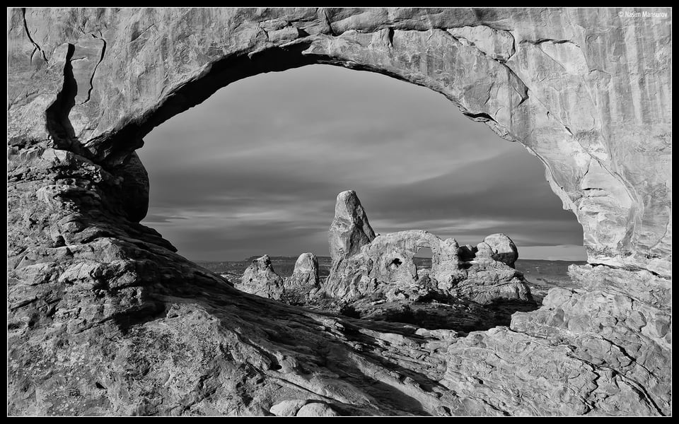 Turret Arch BW