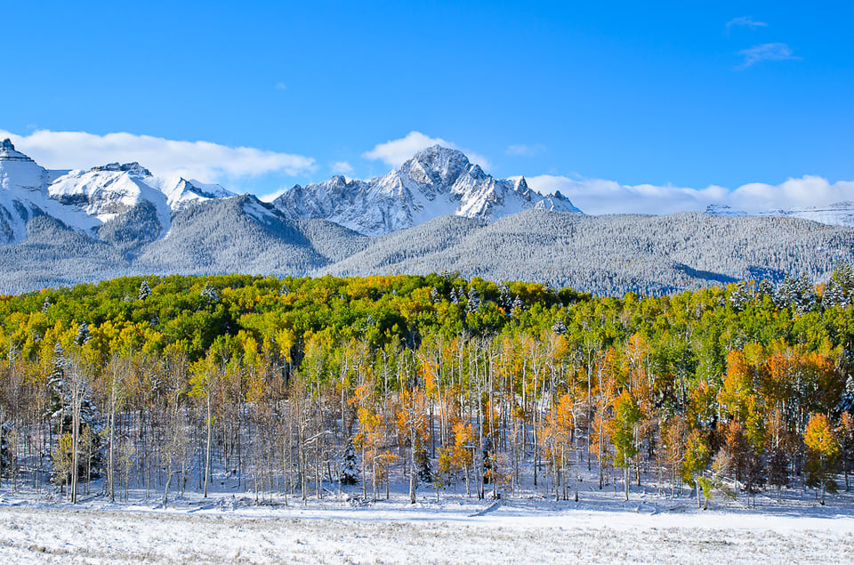 Mt Sneffels in Snow Mt Sneffels in Snow