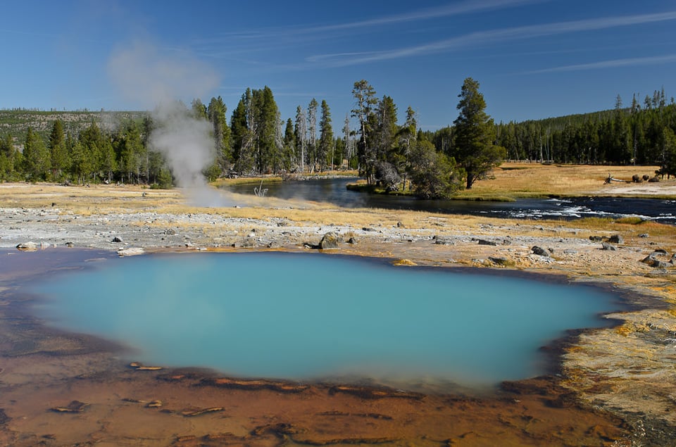 Yellowstone Hot Spring Yellowstone Hot Spring