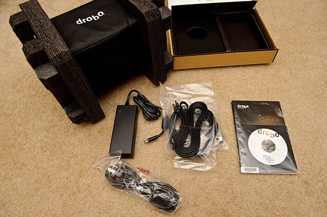 Drobo S Package Content