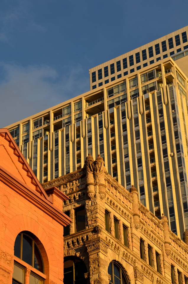 Denver Downtown at Sunset