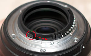 Nikon G Lens Aperture Open