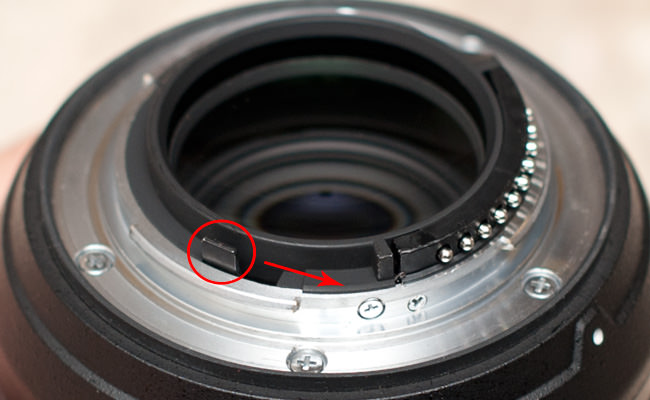 Nikon G Lens Aperture Open