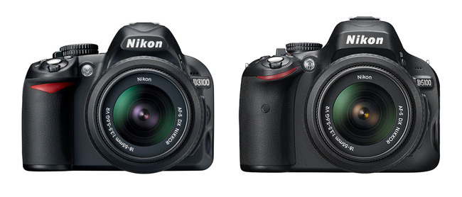 Nikon D3100 vs D5100