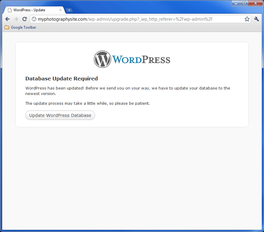 WordPress Update 4