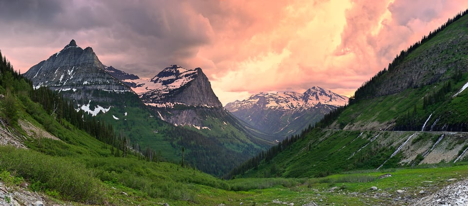 Glacier Sunset