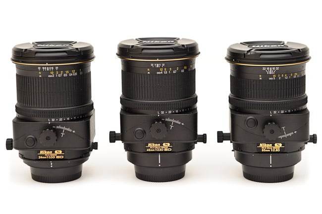 Nikon 24mm PC-E vs Nikon 45mm PC-E vs Nikon 85mm PC-E