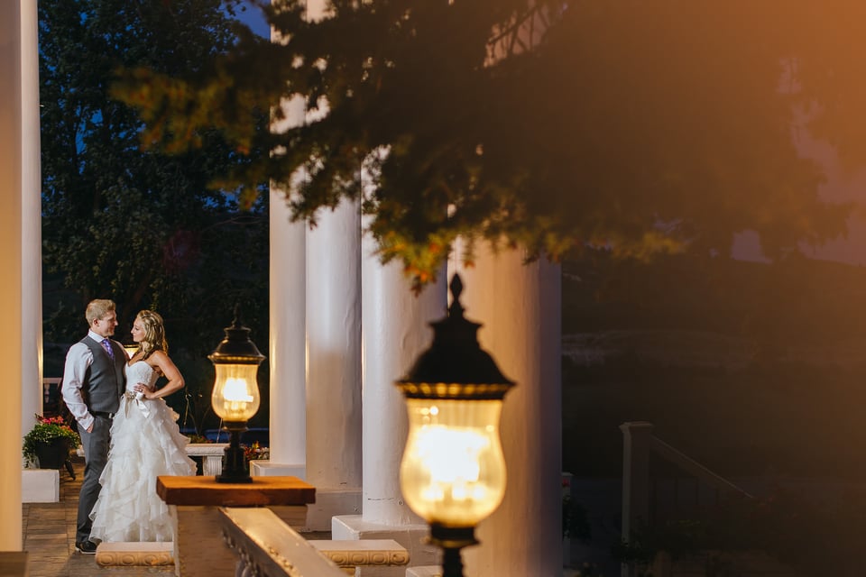 This wedding photo was captured with the Nikon Df. Although the Df is a bit outdated, it still has an excellent camera sensor for low-light photography like this.