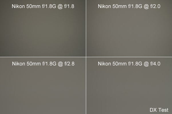 Nikon 50mm f/1.8G Vignetting on DX