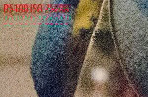 Nikon D5100 ISO 25600 vs FX