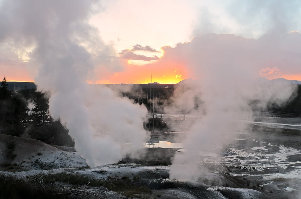 Yellowstone Hot Steam