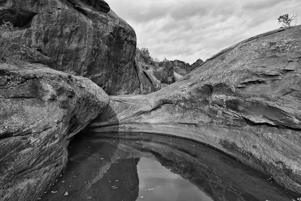 Arches Black and White