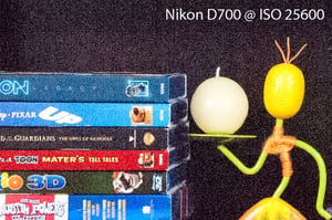 Nikon D700 ISO 25600