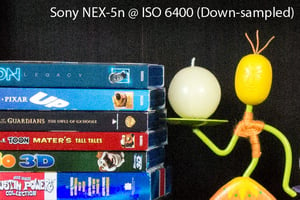 Sony NEX-5n ISO 6400 Down-sampled