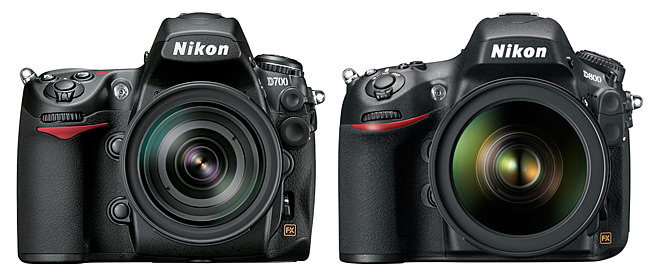 Nikon D800 vs D700 Nikon D800 vs D700