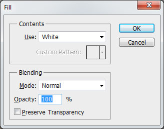 Remove Moire 5 - Fill Layer White