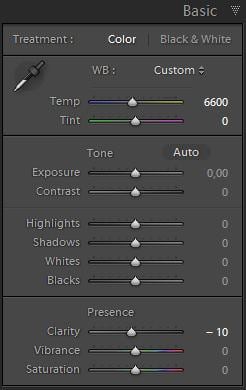 B&W Basic Panel Early Adjustments