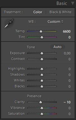 B&W Basic Panel Early Adjustments