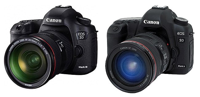 Canon 5D Mark III vs Canon 5D Mark II