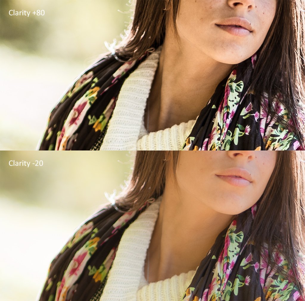 Clarity Setting Comparison