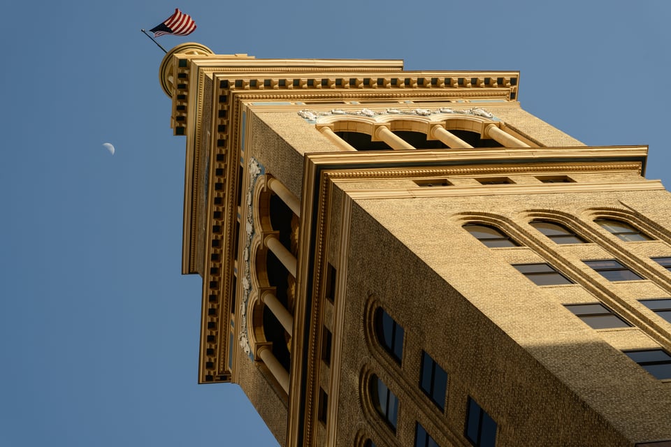 Building and Moon