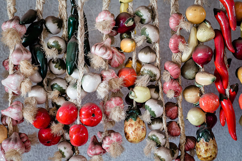 Hanging Vegetables