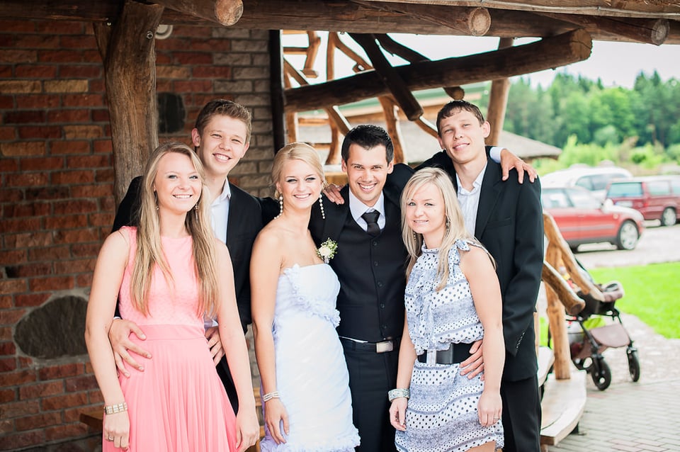 Family and Friend Portraits on Weddings