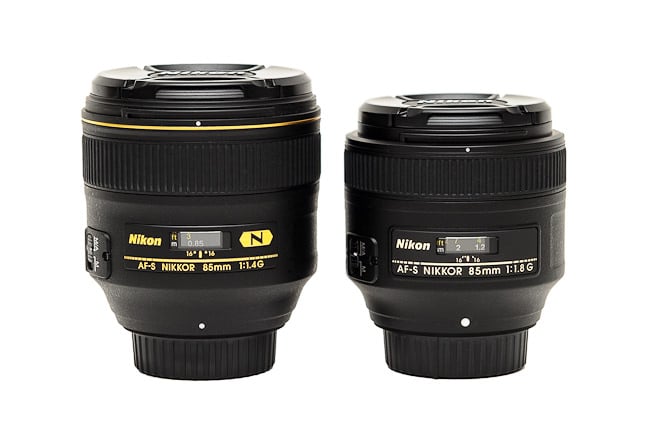 Nikon 85mm f/1.4G vs Nikon 85mm f/1.8G