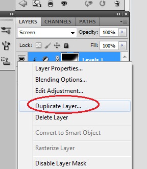 9. Duplicate layer