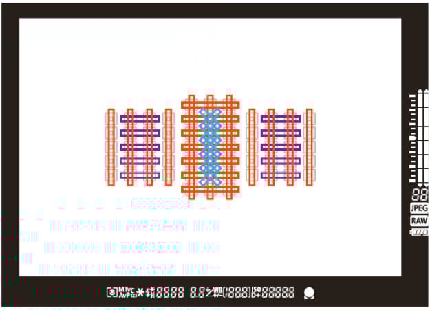 Canon EOS 1D X AF Layout