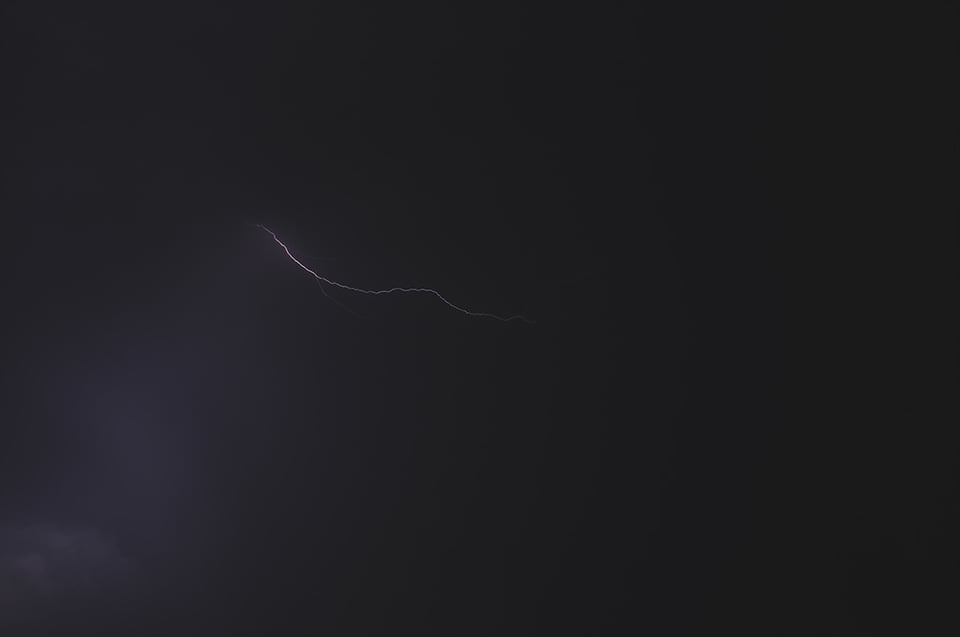 Underexposed Lightning