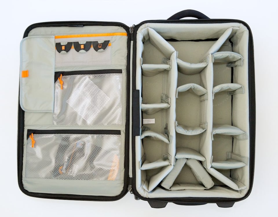 Inside the Lowepro Pro Roller x200