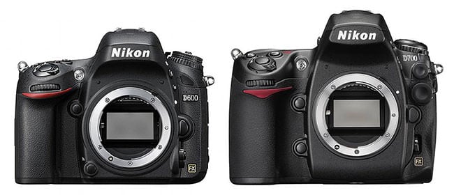 Nikon D600 vs D700 Nikon D600 vs D700