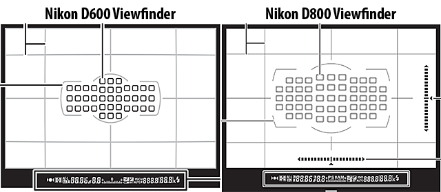 Nikon D600 vs D800 Viewfinder