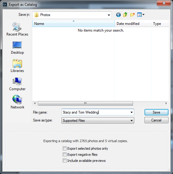 Export As Catalog