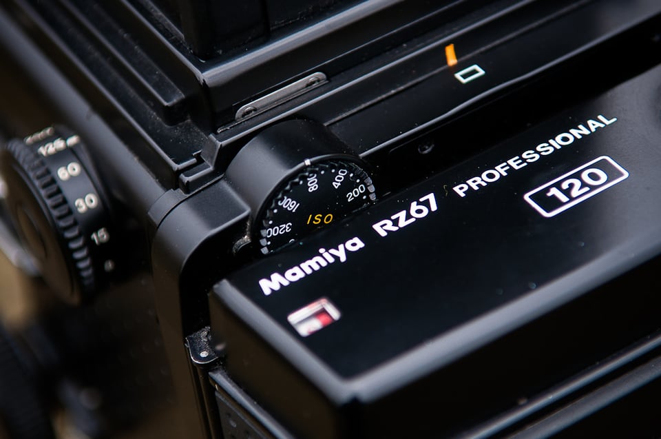 Mamiya RZ67 Pro ISO Dial