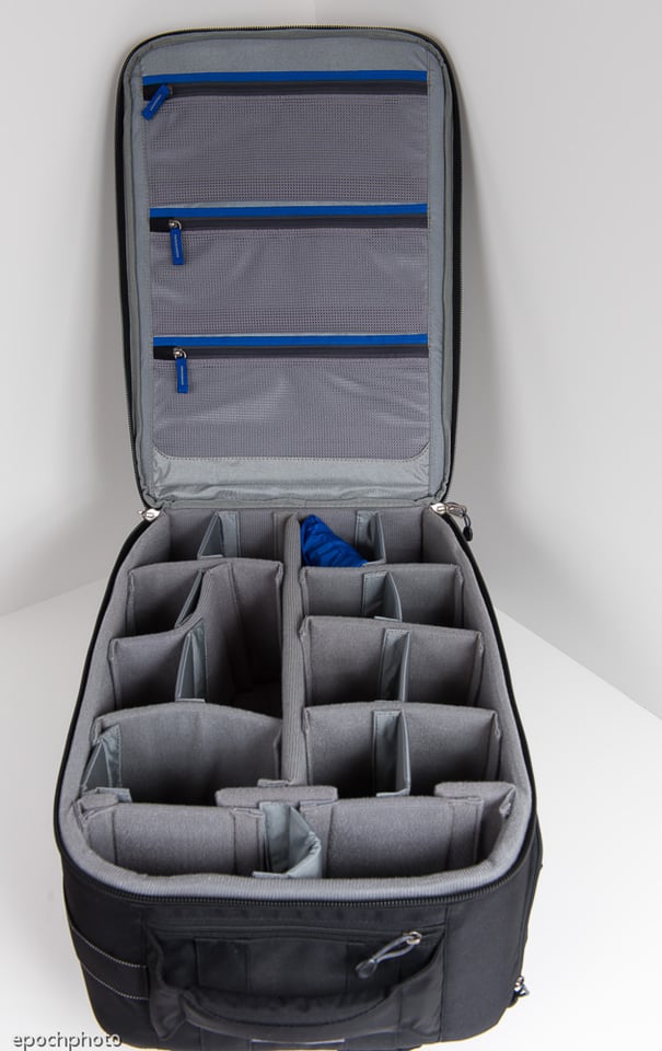 Airport Accelerator Backpack main compartment area open