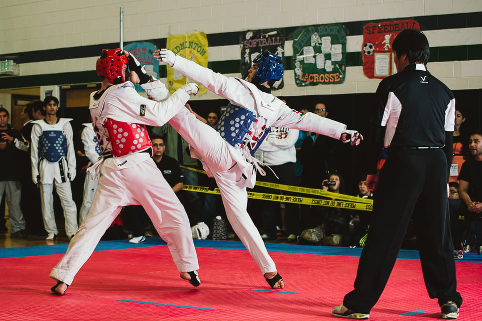 Taekwondo Head Kick