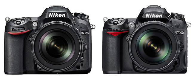 Nikon D7100 compared to D7000