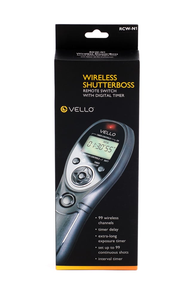 Vello Wireless Shutterboss Remote for Nikon