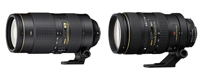 Nikon 80-400mm f/4.5-5.6G vs 80-400mm f/4.5-5.6D