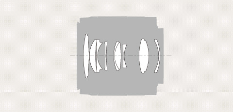 Sony E 50mm f/1.8 OSS Lens Construction