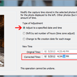 Lightroom Edit Capture Time Change